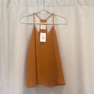 NWT Gold/Mustard Tank